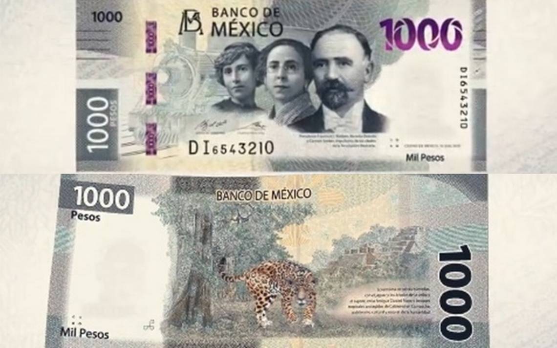 Puesta en circulación del billete de 1000 pesos, una nueva familia de
